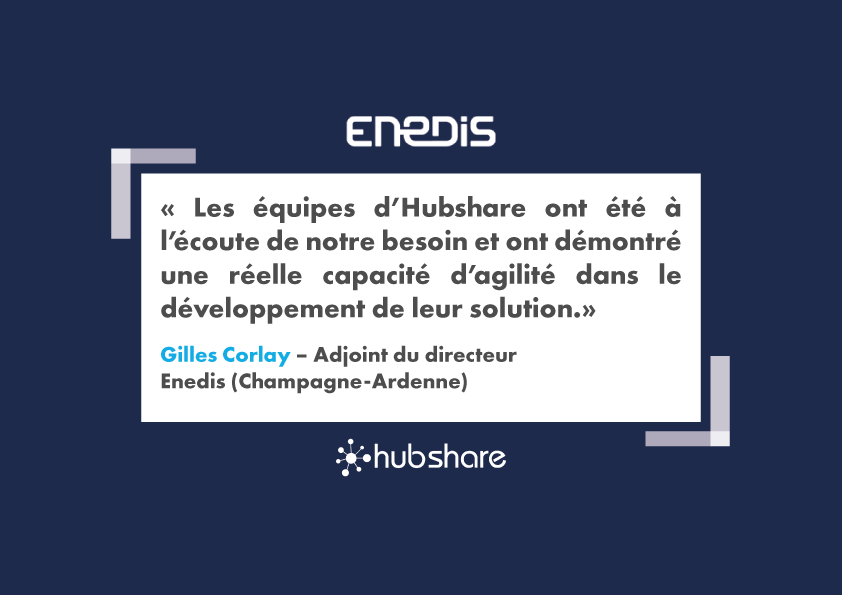 Pourquoi pas vous ? 🚀

"Les équipes d'Hubshare France ont été à l'écoute de notre besoin et ont démontré une réelle capacité d'agilité dans le développement de leur solution."

Testez Hubshare par vous-même ➡️ bit.ly/30imodn