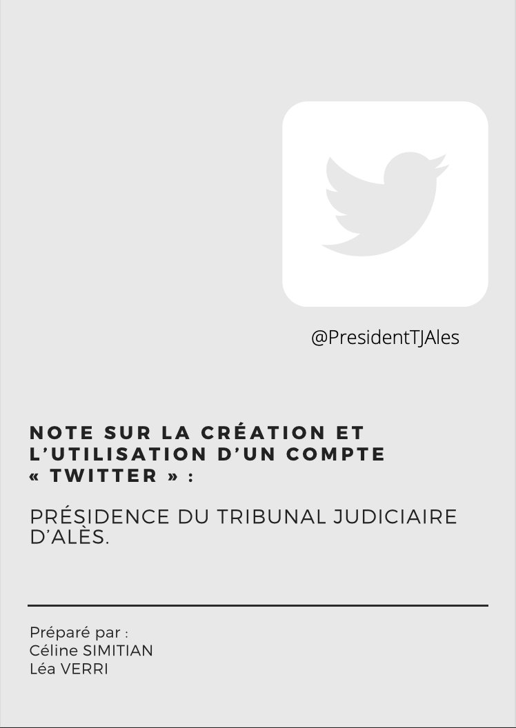 PresidentTJAles's tweet photo. La présidence vous invite à consulter la charte du compte Twitter : @PrésidentTJAles https://t.co/QPJhHMLTnB