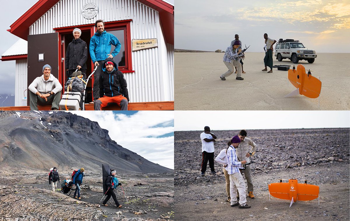 A #research team based in Geneva is using #WingtraOne to collect large-area data on two rare sites--in Iceland &amp; Ethiopia--where tectonic plates spread apart. Mapping these sites, featuring active #volcanoes, helps them see how magma moves intrudes to create new Earth crust.