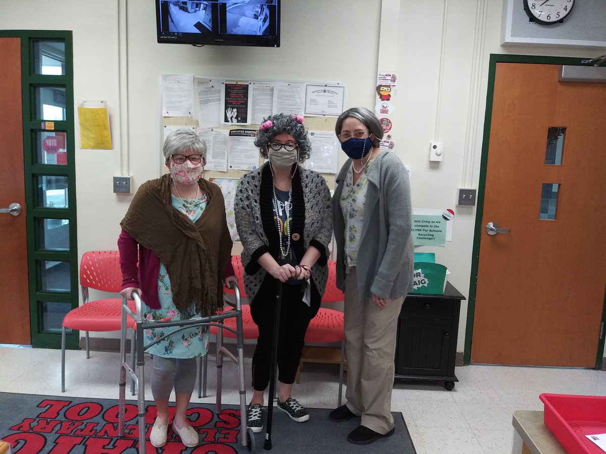 Our teachers have been working so hard this year since the opening days in September, they aged a bit but still going strong! Here our kindergarten teachers celebrate the 100th Day!