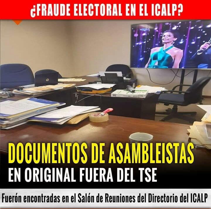 lainsurgente1's tweet photo. El Dr Ramiro G Carrillo A hizo la denuncia al Tribunal Electoral de La Paz ,de porque en el COLEGIO DE ABOGADOS HABIA MATERIAL ELECTORAL Y LISTAS DE CANDIDATOS Del #MAS EN RESPECTIVOS FOLDERS ,el #ICALP ESTA PRESTANDO SUS INSTSLACIONES PARA CORRDINACION DEL PROXIMO FRAUDE
#RT https://t.co/nTJeQD3K0F