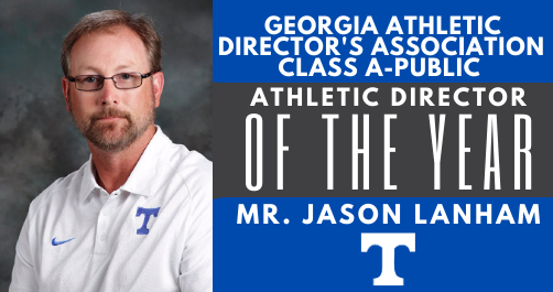 TrionCitySchool's tweet photo. CONGRATULATIONS TO OUR OWN MR. JASON LANHAM!
He was chosen as the Georgia Athletic Director's Association Class A-Public Athletic Director of the Year! #TRIONPRIDE https://t.co/0elgJ5hHcb