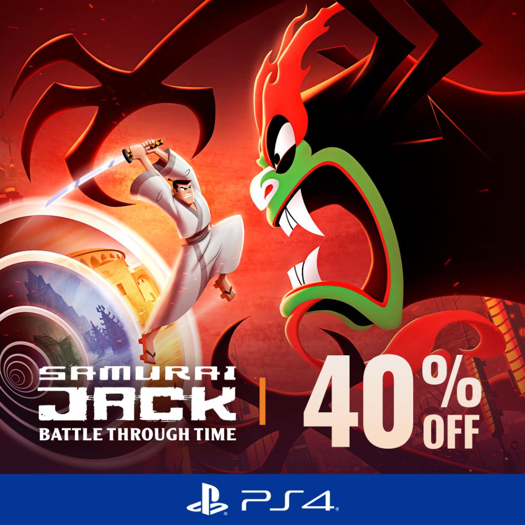 Fight for the past, present, and future.

Samurai Jack: Battle Through Time is 40% OFF now on PlayStation!
