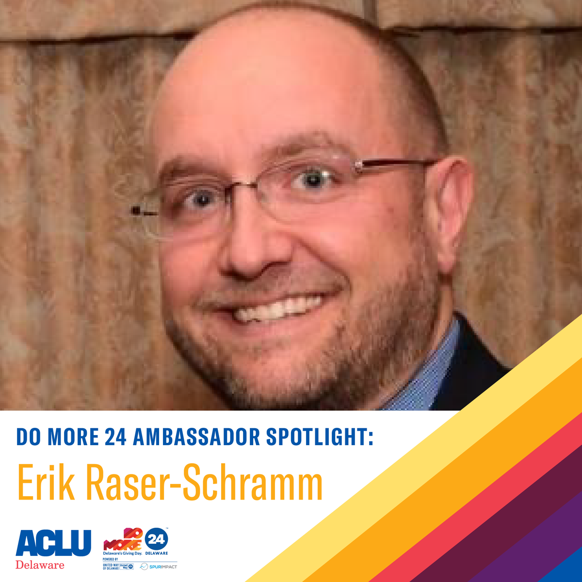 Do More 24 ambassador: Erik Raser-Schramm