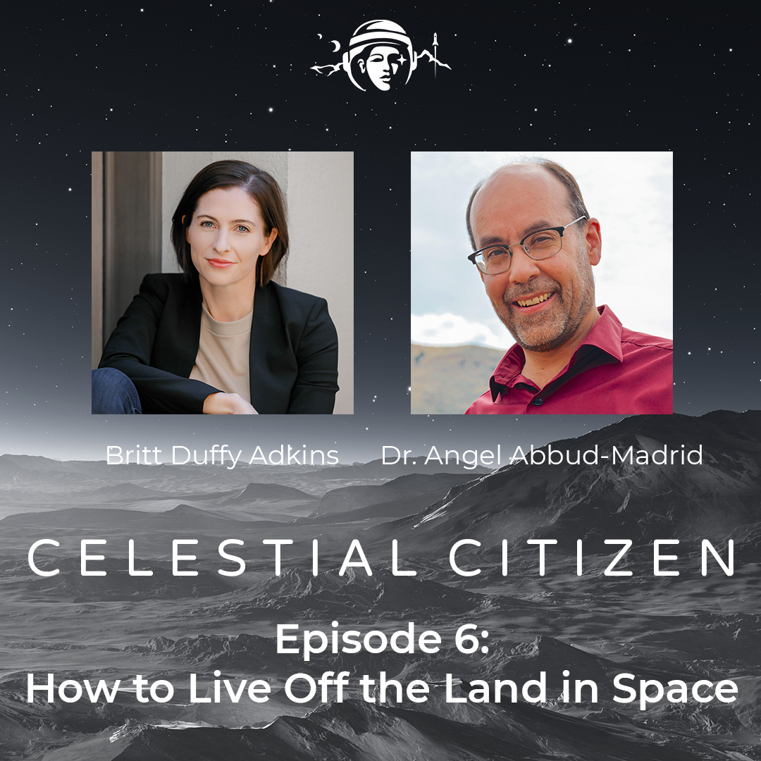#NewEpisode of #CelestialCitizenPodcast w/ Dr. Angel Abbud-Madrid, Dir. of the Center for Space Resources <a href="/coschoolofmines/">Colorado School of Mines</a> - just released: apple.co/3bZXqFb

We discuss the #innovative field of #spaceresources and how to live off the land in space!

#podcast  #podcasts