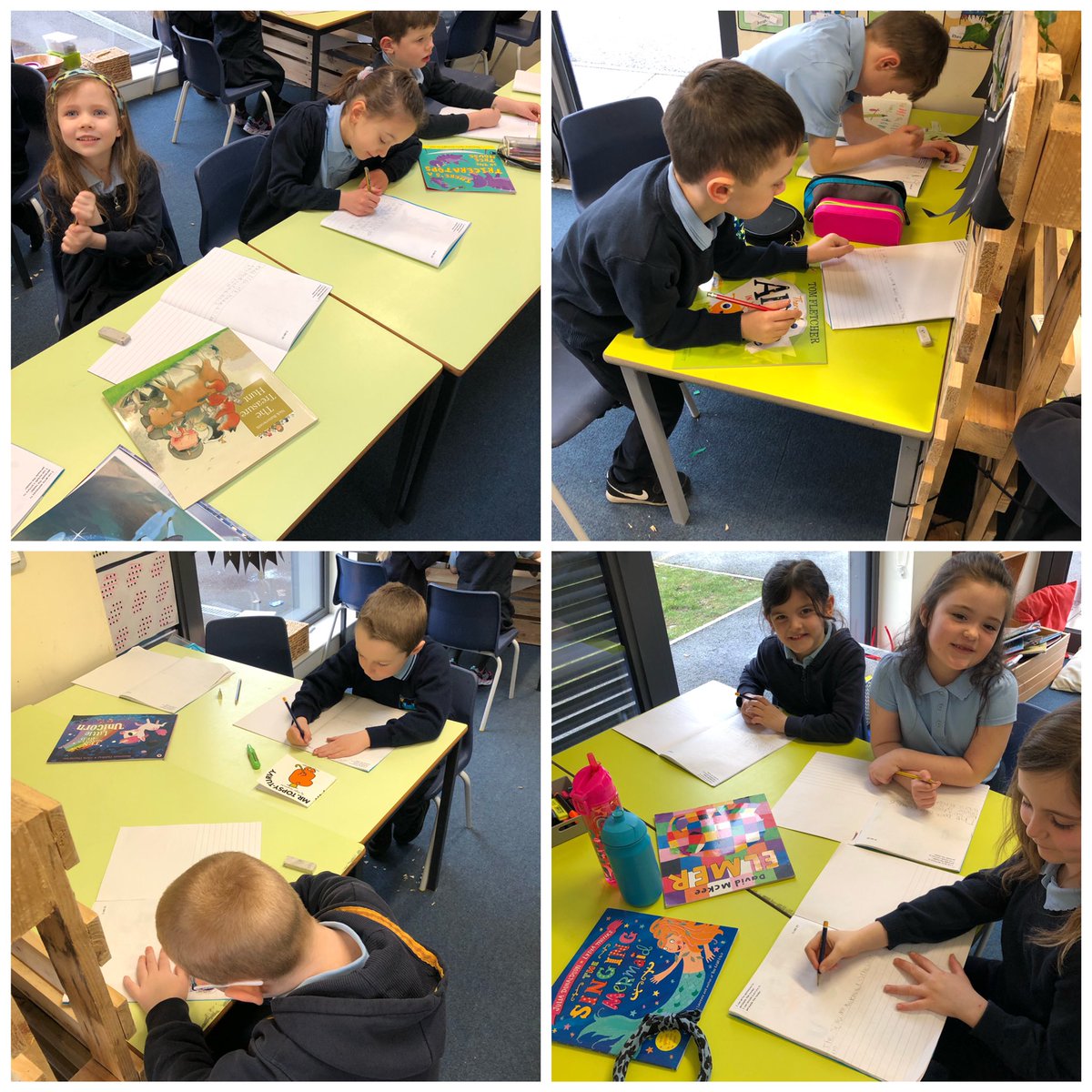 P2DSPS's tweet photo. Today we wrote our first persuasive piece of writing βοΈ It was titled βThis is the best book in the world!β We tried really hard to use our own opinion to persuade others to read our book. @ReadSps #WorldBookDay #SPSLovestoRead ππ@SimpsonPrimary https://t.co/W1Vpb0w4A3