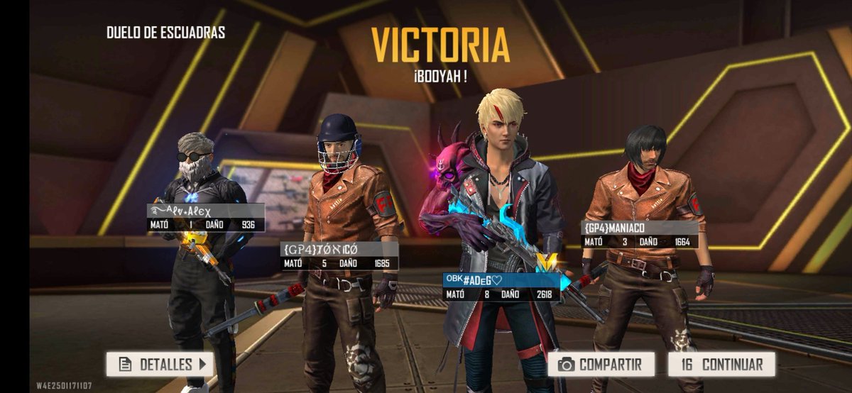 AblemosDeG's tweet photo. A darle al Duelo de Escuadras

#AdeG #OBK #Obelisken #FreeFire #Kills #AblemosDe #Free #Fire #DE #DEClasificatoria https://t.co/lEASZXbZr6