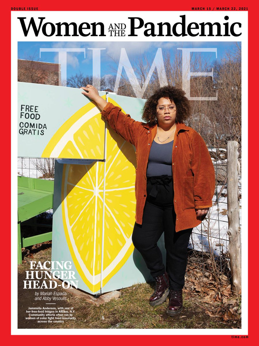 MariahEsp's tweet photo. My first cover story for @TIME with the incredible @abbyvesoulis. 

Here we highlight heroic women, who—in the absence of systemic solutions to inequality from the government—are stepping up to fill the void of food insecurity in their communities https://t.co/dqhzvbE0Po https://t.co/CfD2CmYBGC
