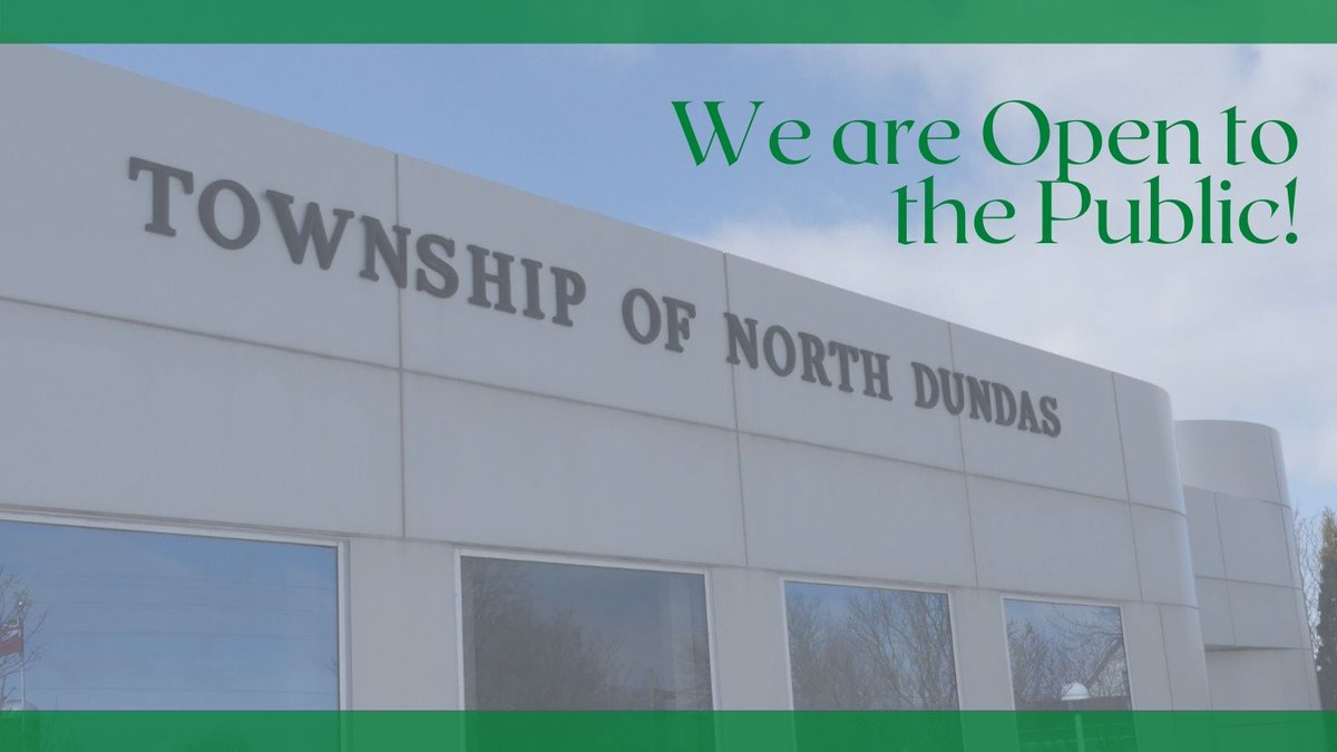 Interim property tax bills were mailed last week with a due date of March 31st. If you don't receive your tax bill, please contact Michelle McDonell, Tax Collector at mmcdonell@northdundas.com or call 613-774-2105. The Township office is currently open to the public.