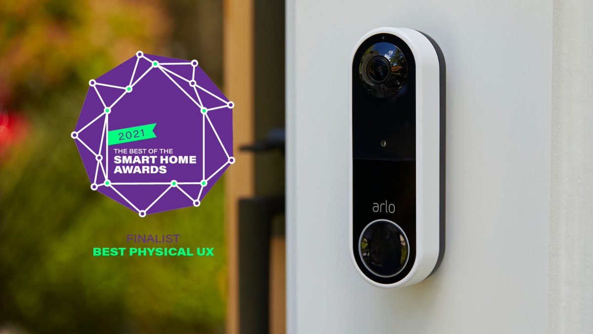 We’re thrilled to announce that  the Essential Wire-Free Video Doorbell was named a finalist in the <a href="/smarthomeawards/">Best of the Smart Home Awards</a> sponsored by <a href="/very_possible/">가능한!</a> in the Best Physical UX category! Thank you to judges <a href="/gigastacey/">Stacey Higginbotham</a> and <a href="/RobTiffany/">Rob Tiffany</a> for this honor.