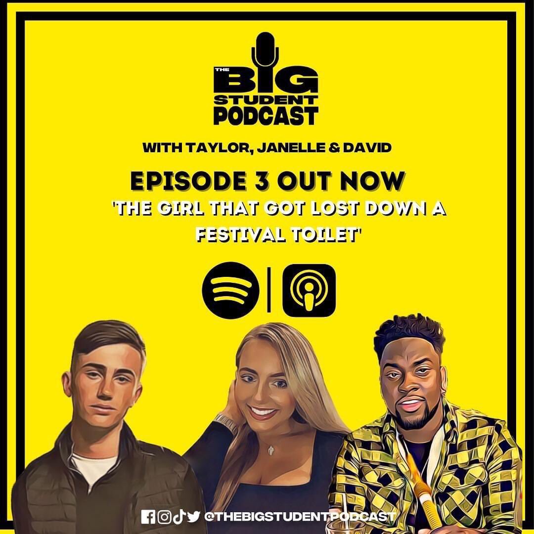 Episode 3 - THE GIRL THAT GOT LOST DOWN A FESTIVAL TOILET 🤯

Listen now- open.spotify.com/show/2eQQ56iSB…

#thebigstudentpodcast