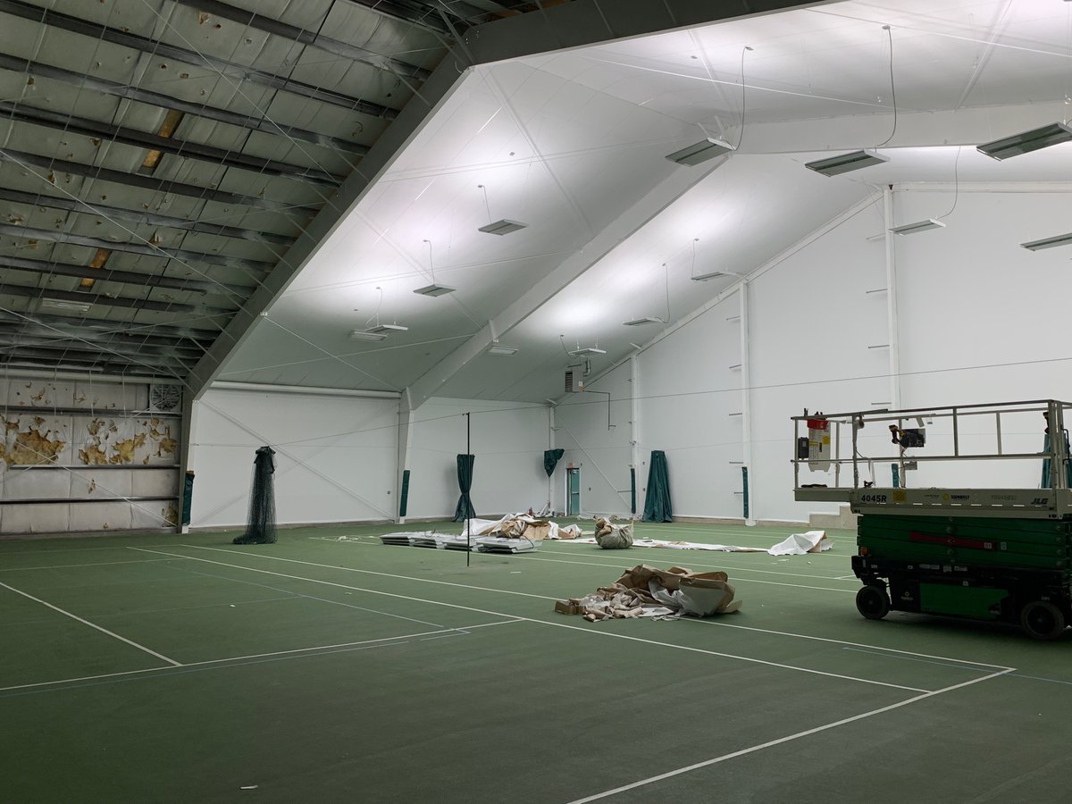 SportsInteriors's tweet photo. Adding Insulation behind a Reflective Liner System to an indoor sports facility delivers an updated look that is clean, bright & uniform in appearance while boosting energy efficiency and cost savings. Learn more: https://t.co/oCXgmvbzK4
#knowledgebase #linersystem #insulation https://t.co/zcYEbLtTPG