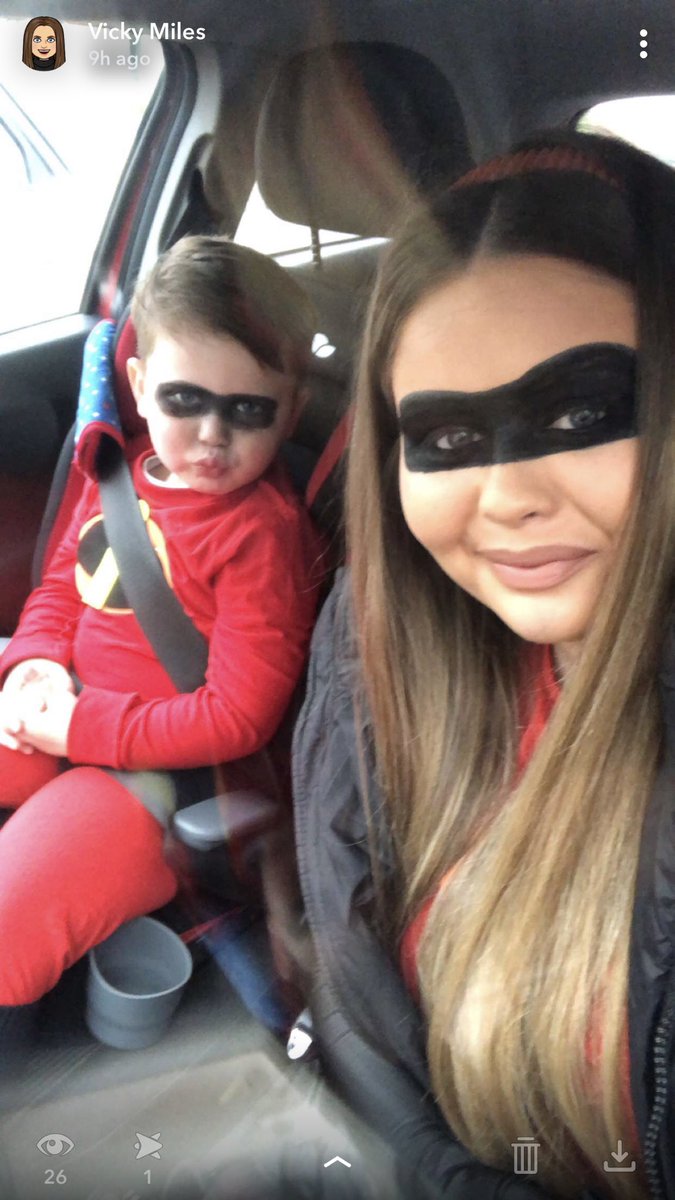 MissVMMiles's tweet photo. World book day 2021! Pros of having your son in your class - matching costumes 🤣🦸🏼‍♂️🦸🏽‍♀️ #WorldBookDay https://t.co/jbR2qaNsAW