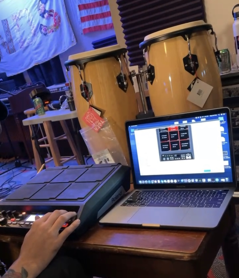 update: the pad is finally getting attention and we have new bongos