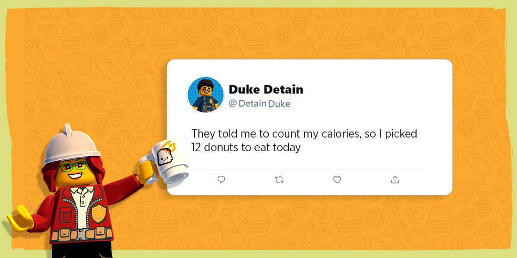 NickHDplus's tweet photo. The only fitness I’m into is fitness whole donut in my mouth!
#DukeDetain #Lego #NickHD #NickHDPlus #Nickelodeon https://t.co/23evzcRTa0