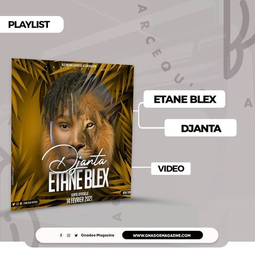 Gnadoemedia's tweet photo. Etane Blex débarque dans la playlist de Gnadoe avec son dernier morceau Djanta.
Musique 👌🏾🔥🎼
Vidéo 👌🏾💥🎥
Djanta est disponible sur Youtube 👉🏿https://t.co/ces7i1mGZI
#GnadoeMagazine #GnadoeTv #Team228 #Musique #Etane #Playlist #Album https://t.co/mgvysB9JRr