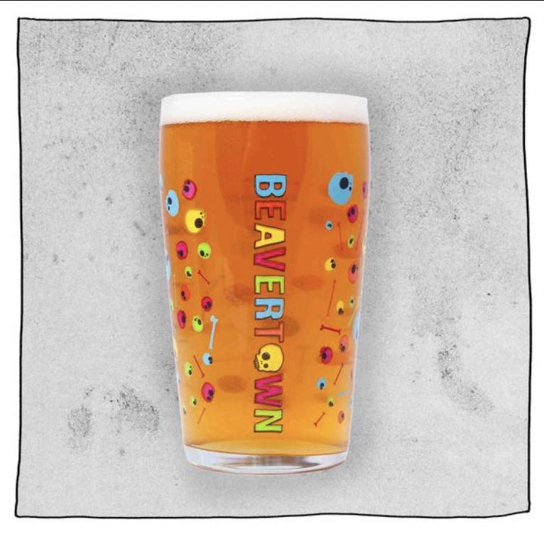 ロンドンのクラフトビールBeatown(ビーバータウン)のオリジナル・ビールグラスが可愛すぎる。1個£5(約760円)。むっちゃ欲しい。このビール醸造所の創業者は、レッドツェッペリンのロバート・プラントさんの息子ローガン・プラントさん。#ロンドングルメ https://t.co/jMq5Zgl6CY 