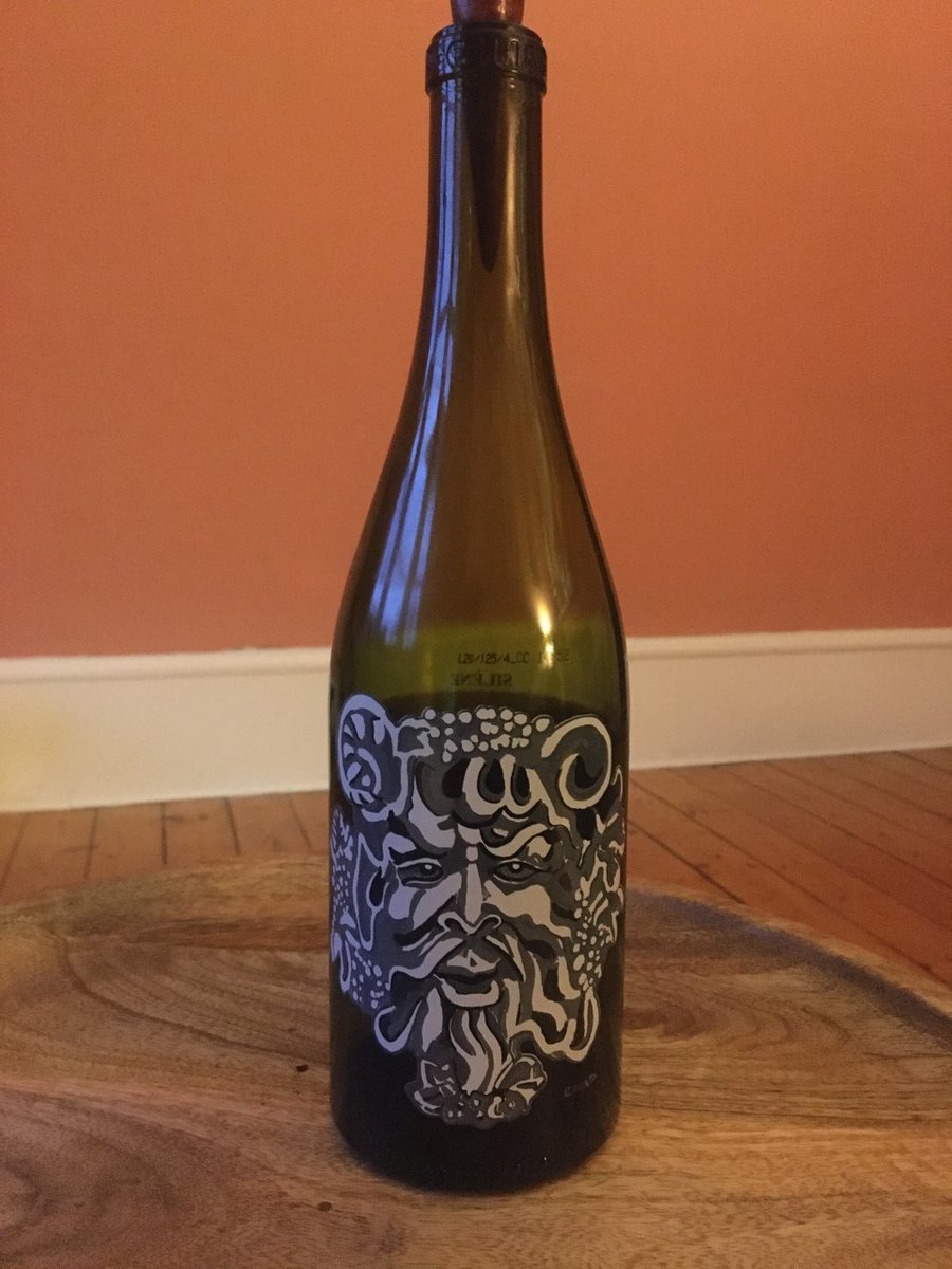 jamieatyoung's tweet photo. Silenus: satyr, companion of Dionysus, fan of #wine &amp; general drunk pops up in the #myth of king Midas. And also here, on this bottle of #Limoux from the Co-op, soon to go into tonight's risotto #classicalreception #ancientdrinksreception https://t.co/iFvZ1xAW8d