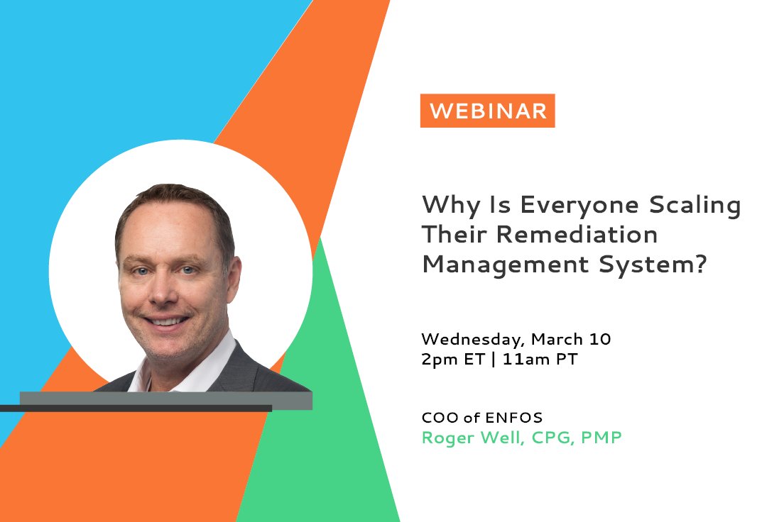 ENFOSInc's tweet image. The one aspect of scaling no one really talks about: what happens when you have to scale down? Join ENFOS COO, Roger Well in our new webinar, &quot;Why Is Everyone Scaling Their Remediation Management System?&quot; 

Register here: hubs.ly/H0HGcfN0