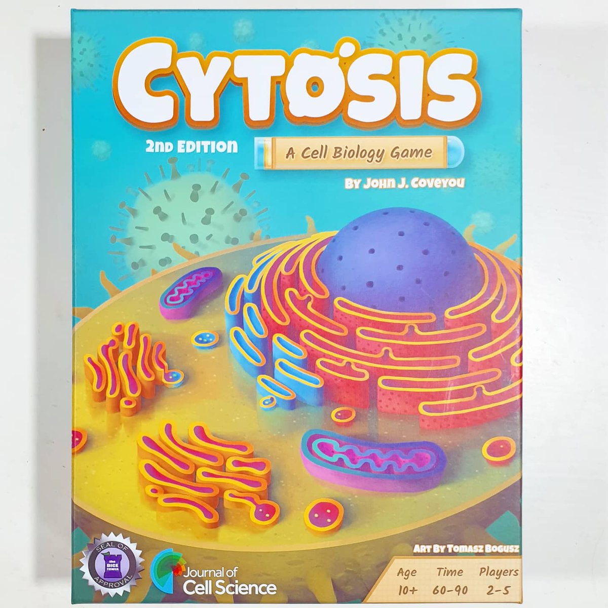 TheToyScoop's tweet photo. Belated Day 3 #monthofscience yesterday I posted everywhere but twitter (oops) images of CYTOSIS Board Game by @GotGeniusGames It's a beautifully illustrated worker placement game aimed at 10+ set inside a human cell. #boardgames #stemgames #britishscienceweek https://t.co/jEMDnGkpfA
