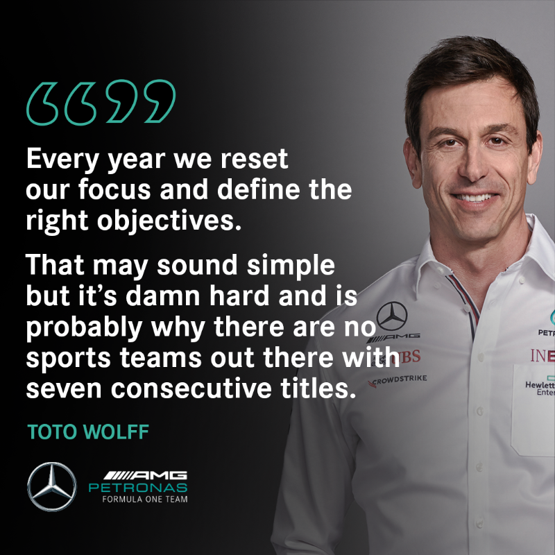 MercedesAMGF1's tweet photo. 💬 "I see the same fire, hunger and passion now as I did the first time I walked through the doors in 2013."

Reset. Go again. 👊 #WeLivePerformance