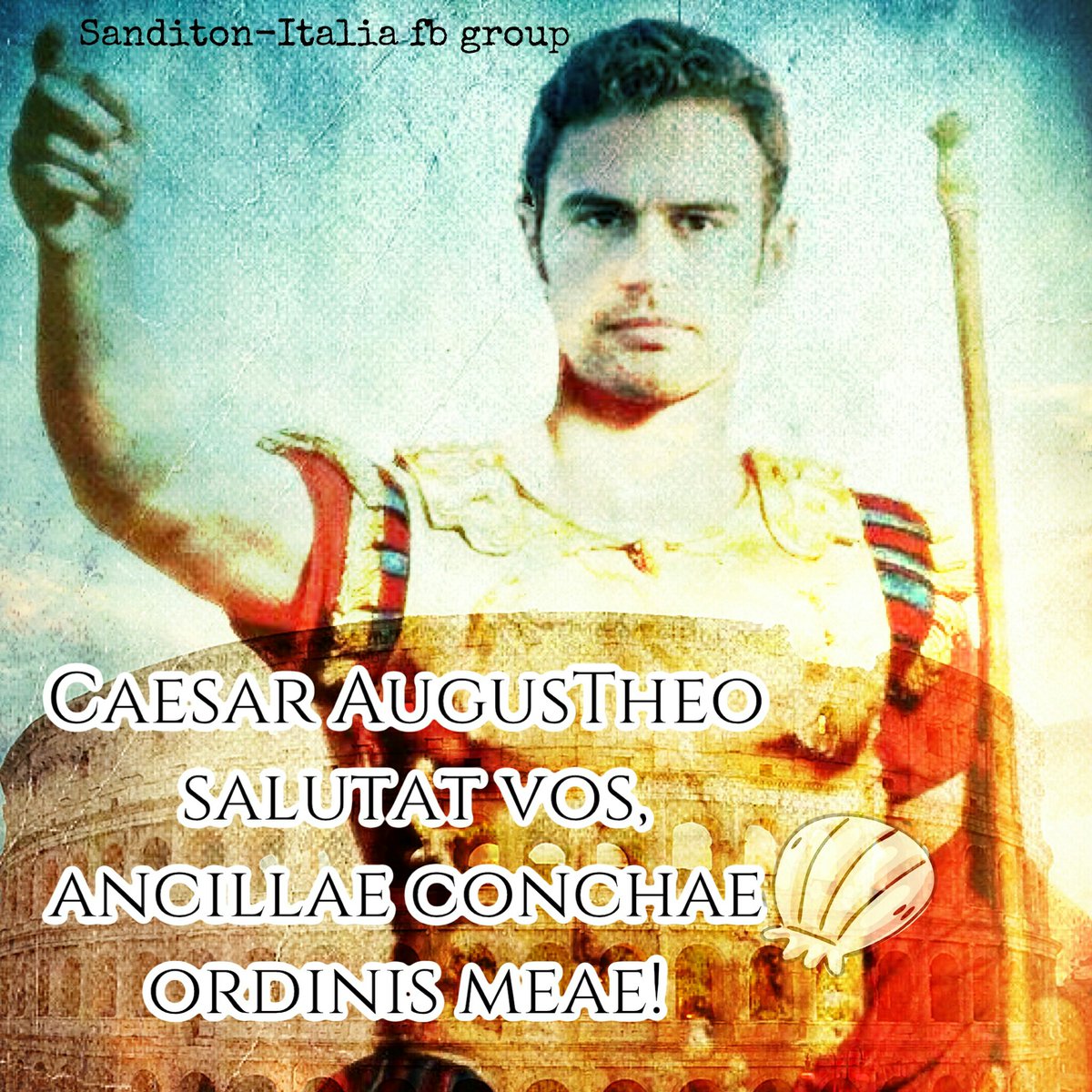 Caesar Augus Theo salutat vos, ancillae conchae ordinis meae!
#Sanditon
#Sanditalians
<a href="/sanditalians/">Sanditalians</a> 
<a href="/missing_sun/">missing sun 🇮🇹(Sanditalians) Monica 🎩👒💜</a> 
<a href="/Manuela_Abate/">Manuela Abate</a> 
<a href="/maraiad/">maraia donnici</a> 
<a href="/AnnaLanz/">Anna Lanze</a> 
<a href="/Francesca290686/">Francesca🇮🇹🐝👒💜 (Sanditalians)</a> 
<a href="/FrancescaM_79/">Francesca Melani 🇮🇹</a> 
<a href="/ToniaSerrao/">Somewhere 🇨🇦🇮🇹🎩👛👒</a> 
<a href="/GRACE6350377425/">GRACE🐠63 (Sanditalians🇮🇹)</a>