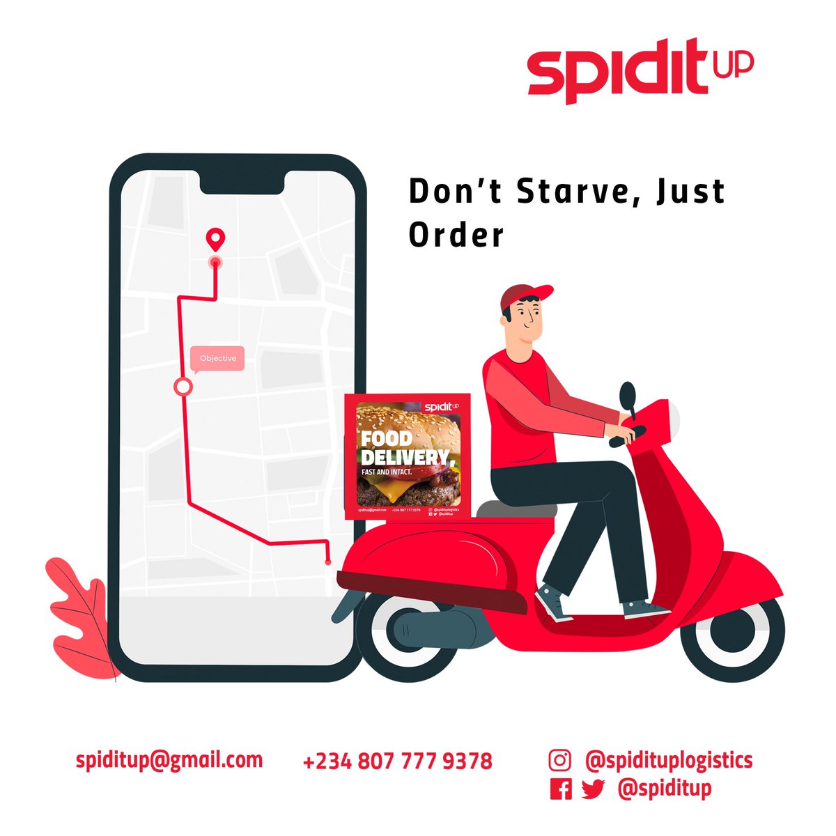 spiditup's tweet photo. Are you skeptical about what to have for lunch? We can deliver the meal you are craving to your doorstep. ⁣
⁣
Expert food delivery service. ⁣
⁣
#spiditup #fooddelivery #fooddeliveryservice #abuja #abujabusiness #abujafoodie #abujafood #abujafooddelivery #AbujaTwitterCommunity https://t.co/AlbhwBgNOa