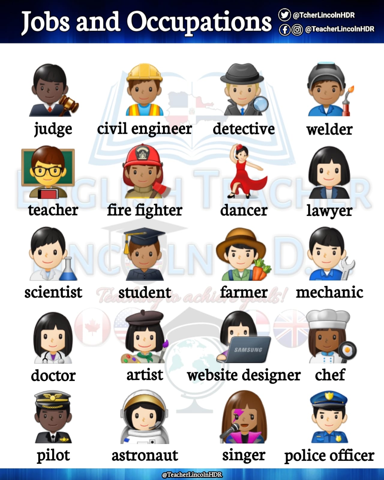 different occupations for kids