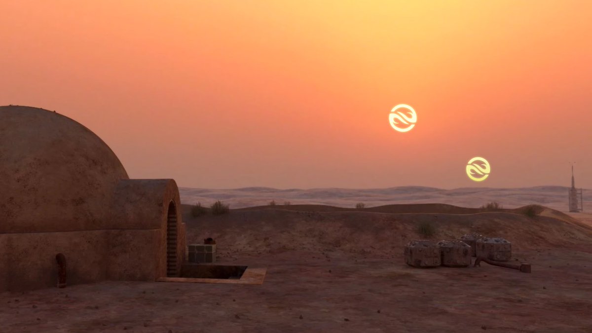 geotankRL's tweet photo. The double sun raise in the sky of Tatooine!
#SunOfSuccess🌊 https://t.co/1VzzshuXGQ