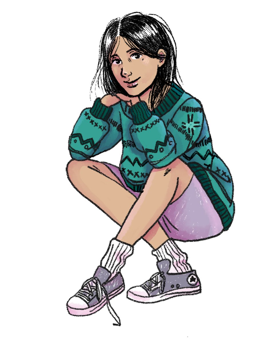 verengena's tweet photo. The Other Book
Sonia sneaks out of her aunt’s party and finds a mysterious subterranean library. But what starts as an act of teen defiance, ends up in a quest to stay alive after she finds the truth about her father’s disappearance. 
Coraline x Spirited Away
#PitMad #MG #GN #POC https://t.co/U450ZxVOOC