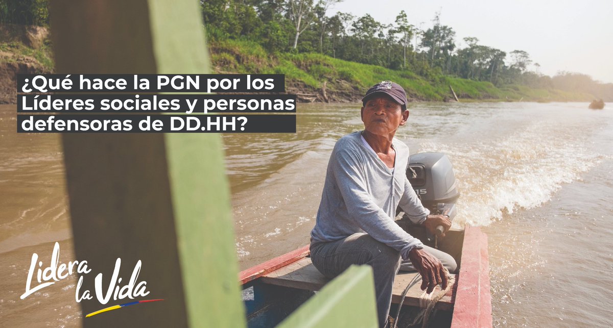 lideralavida's tweet photo. #LideraLaVida | ¿Qué hace la @PGN_COL por los #LíderesSociales y las personas defensoras #DDHH? Su compromiso está con la salvaguarda, promoción y defensa de los #DDHH y garantía de no repetición para este grupo poblacional. 📝Conoce Directiva 002 de 2017 https://t.co/vFWnDUp41i https://t.co/sHTdDWoo1D