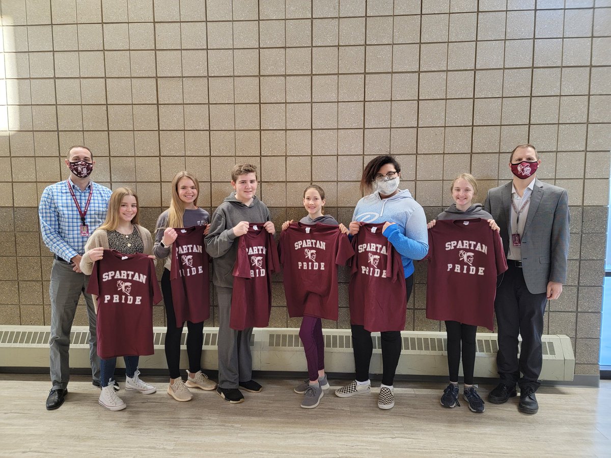 Students/Staff if the Month time at SMS. Another excellent group of leaders making a positive difference in the world. Spartan PRIDE 
#spearfishms <a href="/RoetzelArtClass/">Brandi Roetzel</a>