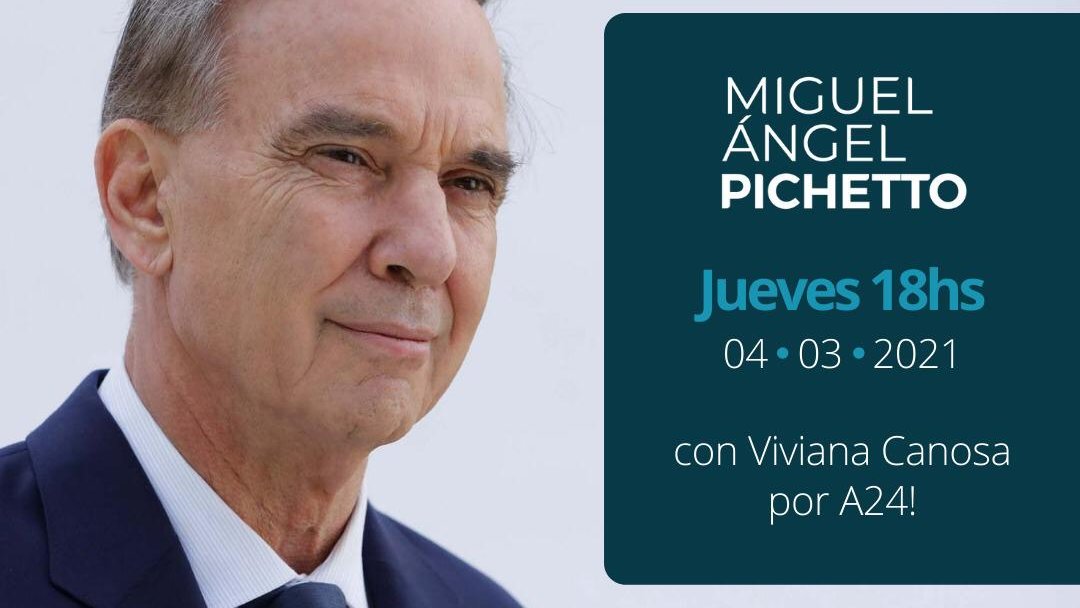 ALTERNATIVAREP3's tweet photo. Hoy a las 18hs. estará Miguel Ángel Pichetto con Viviana Canosa por A24. https://t.co/lrzByZfD1k