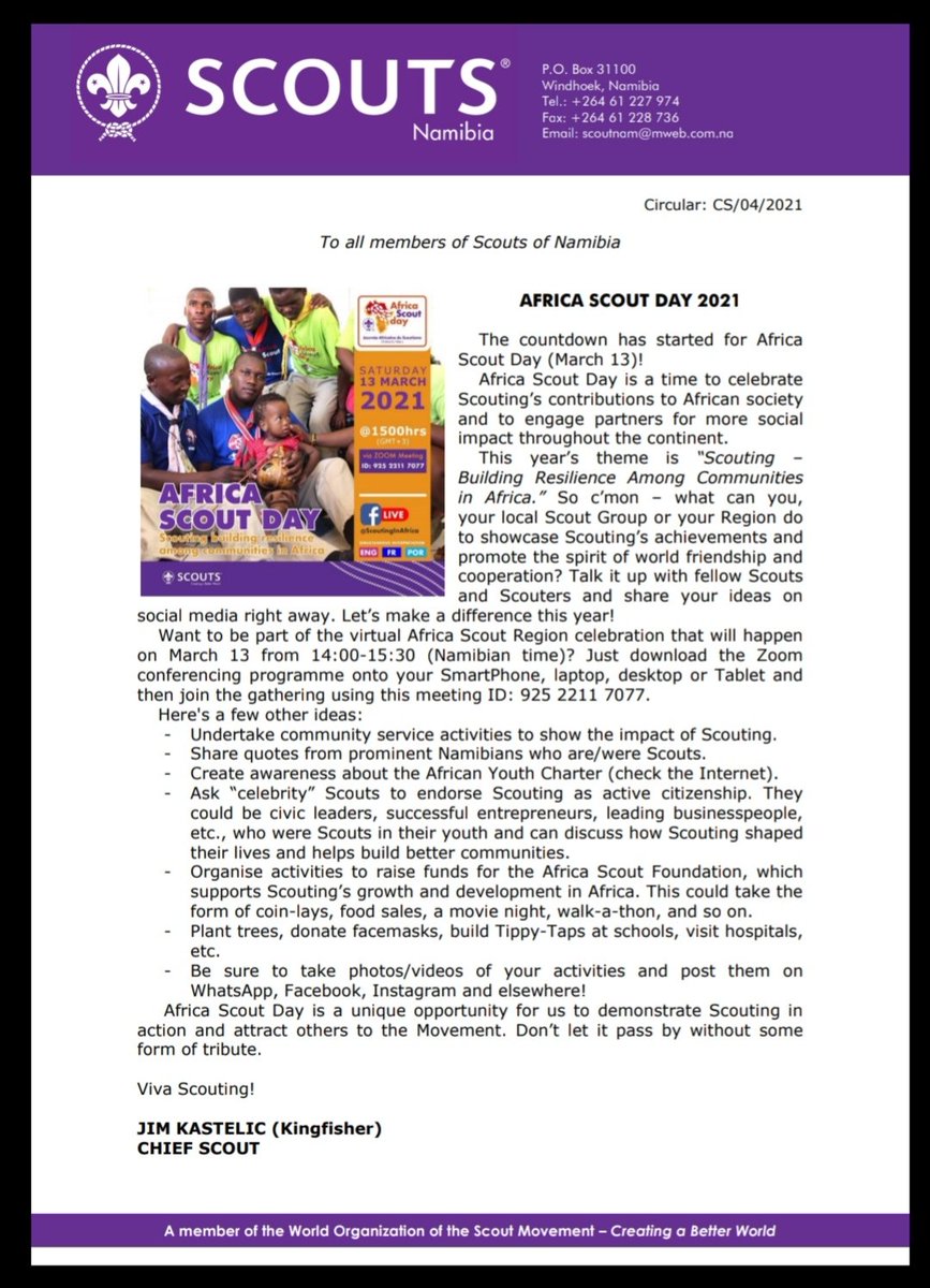 Scouts of Namibia (@scoutsofnamibia) on Twitter photo 