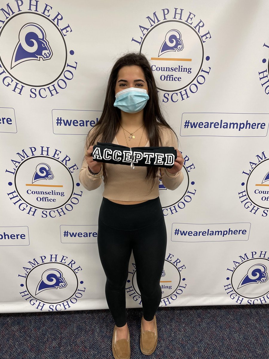 Congratulations to our <a href="/LamphereHS/">Lamphere High School | The Lamphere Schools</a> senior Mariam  Boutros on her acceptance to  <a href="/oaklandu/">Oakland University</a> and <a href="/waynestate/">Wayne State University</a>!! #WeAreLamphere