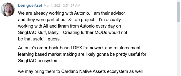 Amar__C's tweet photo. $NIOX
Hear from the CEO of @singularity_net himself. $NIOX @AI_Autonio @AI_smartdex is way way bigger than what most of the people are anticipating, Get ready for some big shocks and surprises ahead.
@IncomeSharks @boxmining @IvanOnTech @Bullrun_Gravano
$AGI $QUICK $MATIC $ADA https://t.co/aALNjneC2S