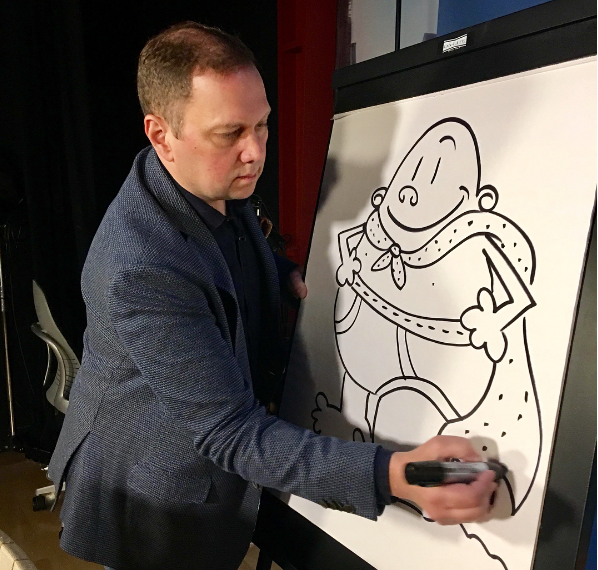 Happy birthday Dav Pilkey (Author of the Captain Underpants book series) 