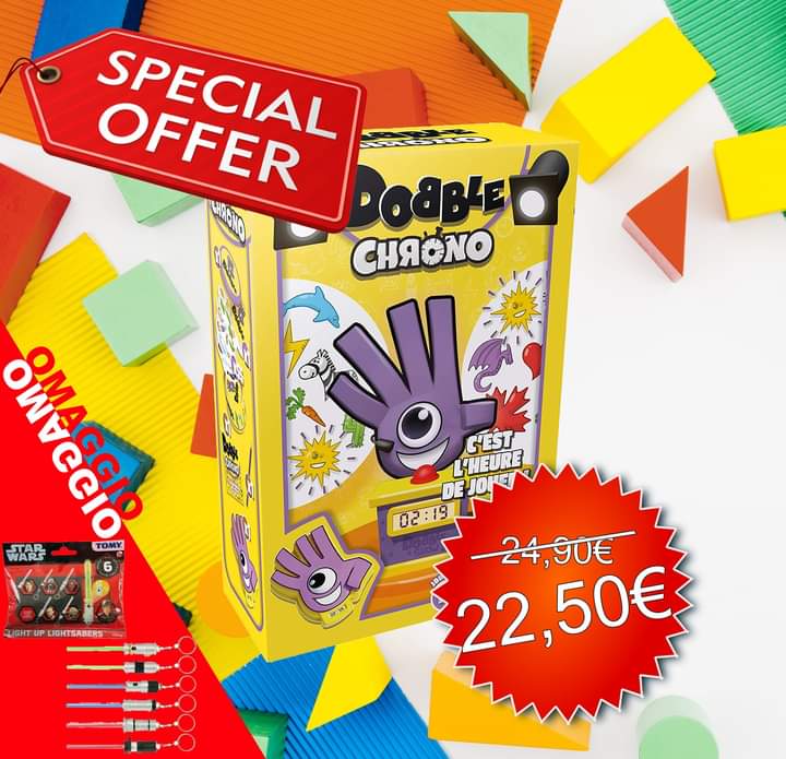 GiocattoliGo's tweet photo. OFFERTA SPECIALE! PER OGNI ACQUISTO UN GADGET #STARWARS IN #OMAGGIO

Vi mostriamo la nostra linea #DOBBLE! 😄

- DOBBLE CHRONO 
- DOBBLE HARRY POTTER
- DOBBLE KIDS
- DOBBLE (classic)

Questo è tanto altro su⬇️⬇️⬇️ https://t.co/VXYgoQXZmu https://t.co/IeuGJuqOAv