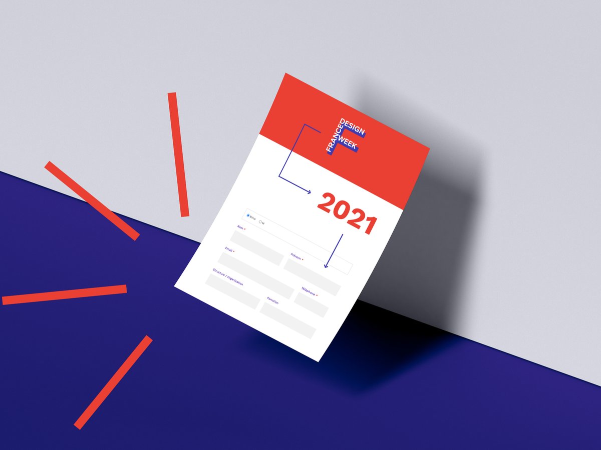 - Participez à <a href="/FR_designweek/">France Design Week</a> 2021 -

📣 L’appel à projets est ouvert du 4 mars au 24 mai 2021 sur le site Internet France Design Week !
✍️ Retrouvez le formulaire ici : francedesignweek.fr/formulaire_can…

#francedesignweek #FDW21