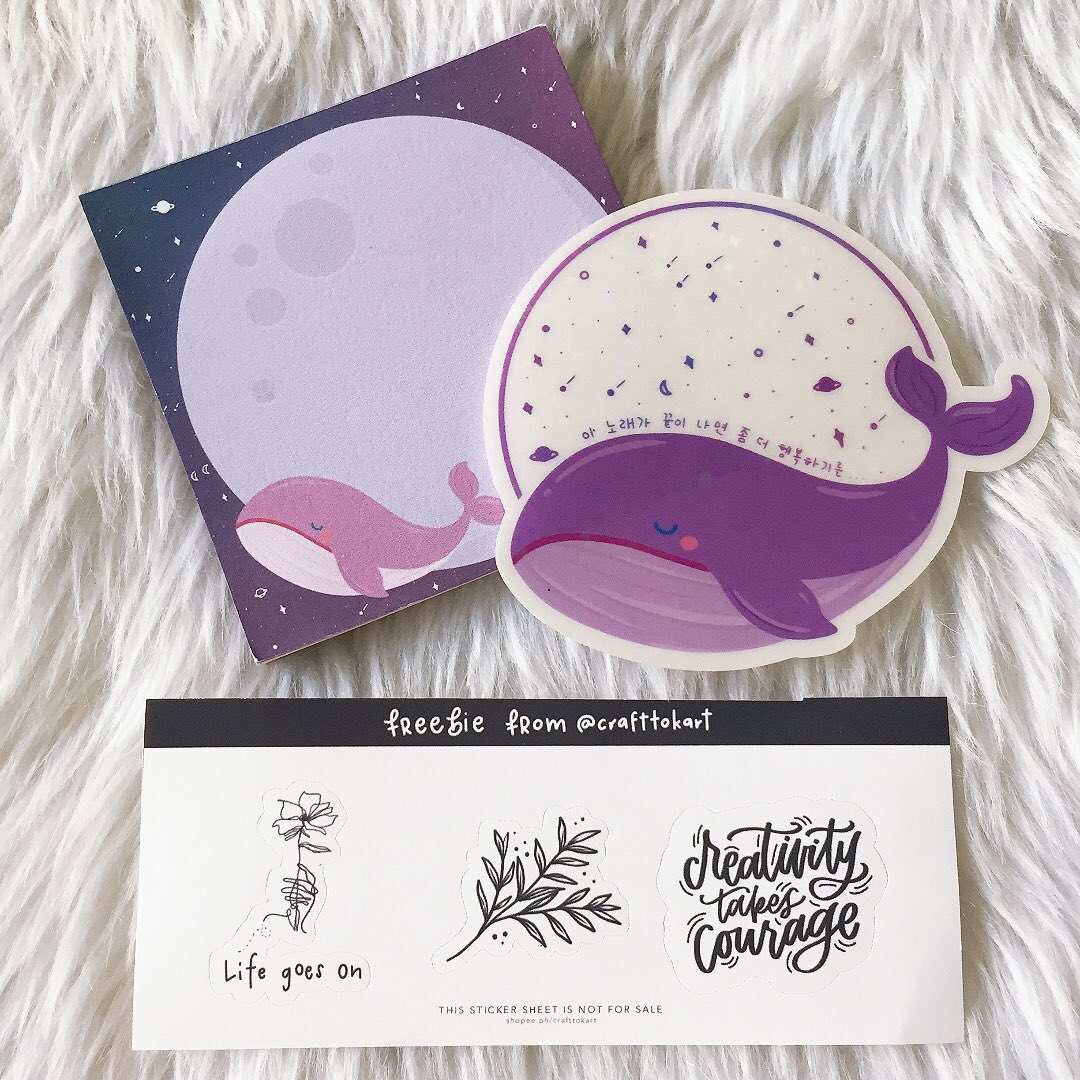 _sugabee's tweet photo. aaaaaaaaa prettyyyyyy notepads &amp; stickers from @crafttokart are finallyy here 😍😍😍✨✨✨ super thank u ate for these, looking forward to more releases from u 💕 https://t.co/fqjihCJ3Bw