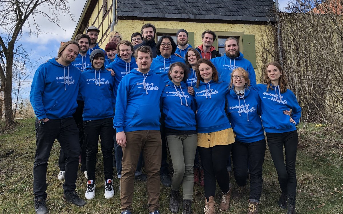 All the boys and gals working at Studio Fizbin