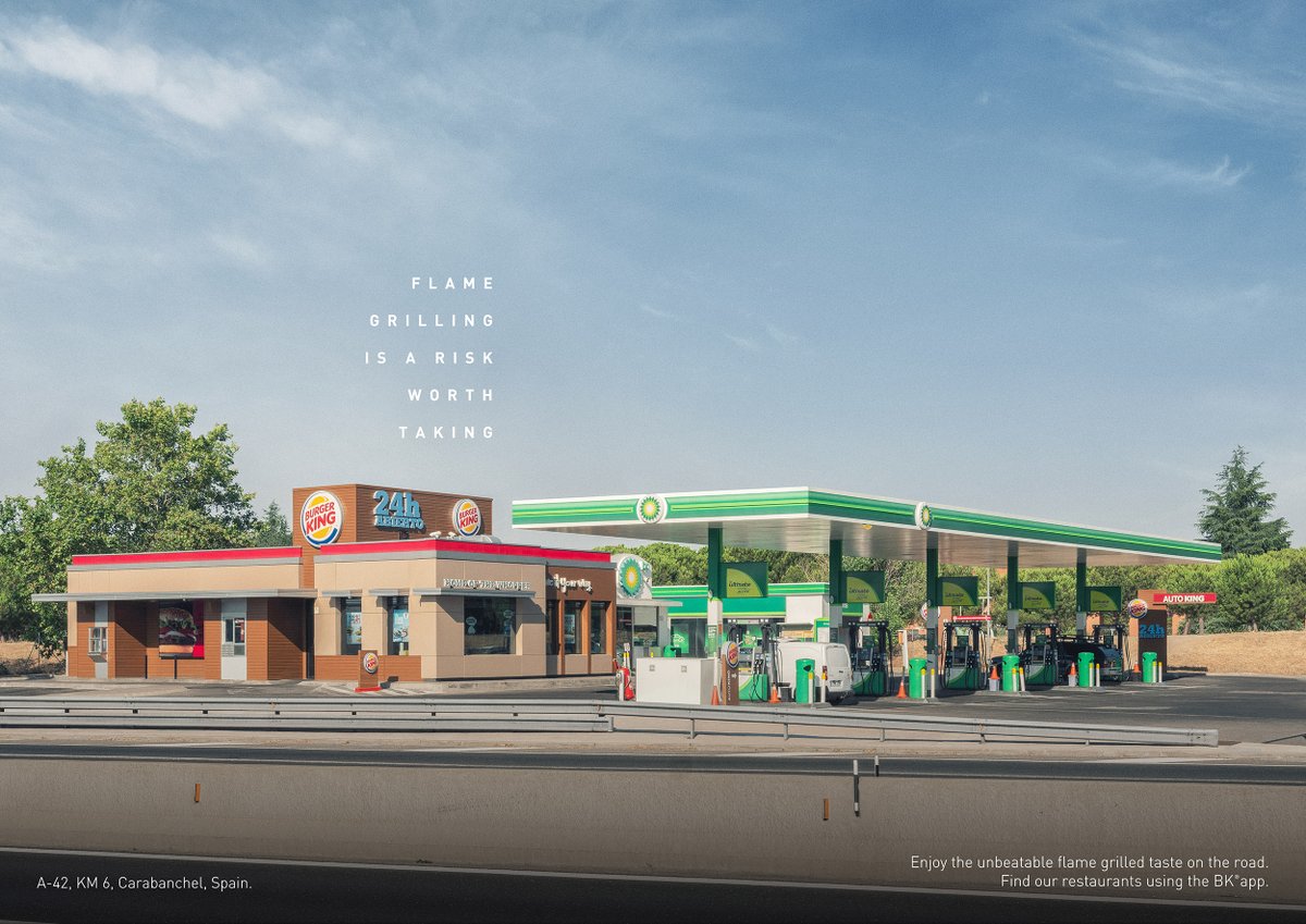 fer_machado123's tweet photo. Love this 2020 out of home/ print campaign from #BurgerKing Spain (by David Madrid). #Marketing #Advertising #Creativity https://t.co/pE7pQzmhay