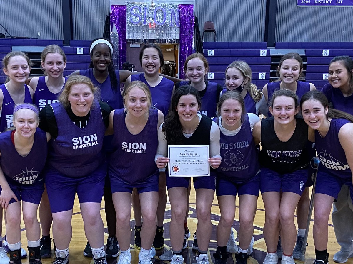 Congratulations to <a href="/SGKarlin_/">Shannon Karlin</a> on your nomination to <a href="/McDAAG/">McDonald's All American Games</a>! #TilNithingsLeft
<a href="/SionKC_HS/">Notre Dame de Sion High School</a> <a href="/CalPolyWBB/">Cal Poly WBB</a> @MVEclipseBball