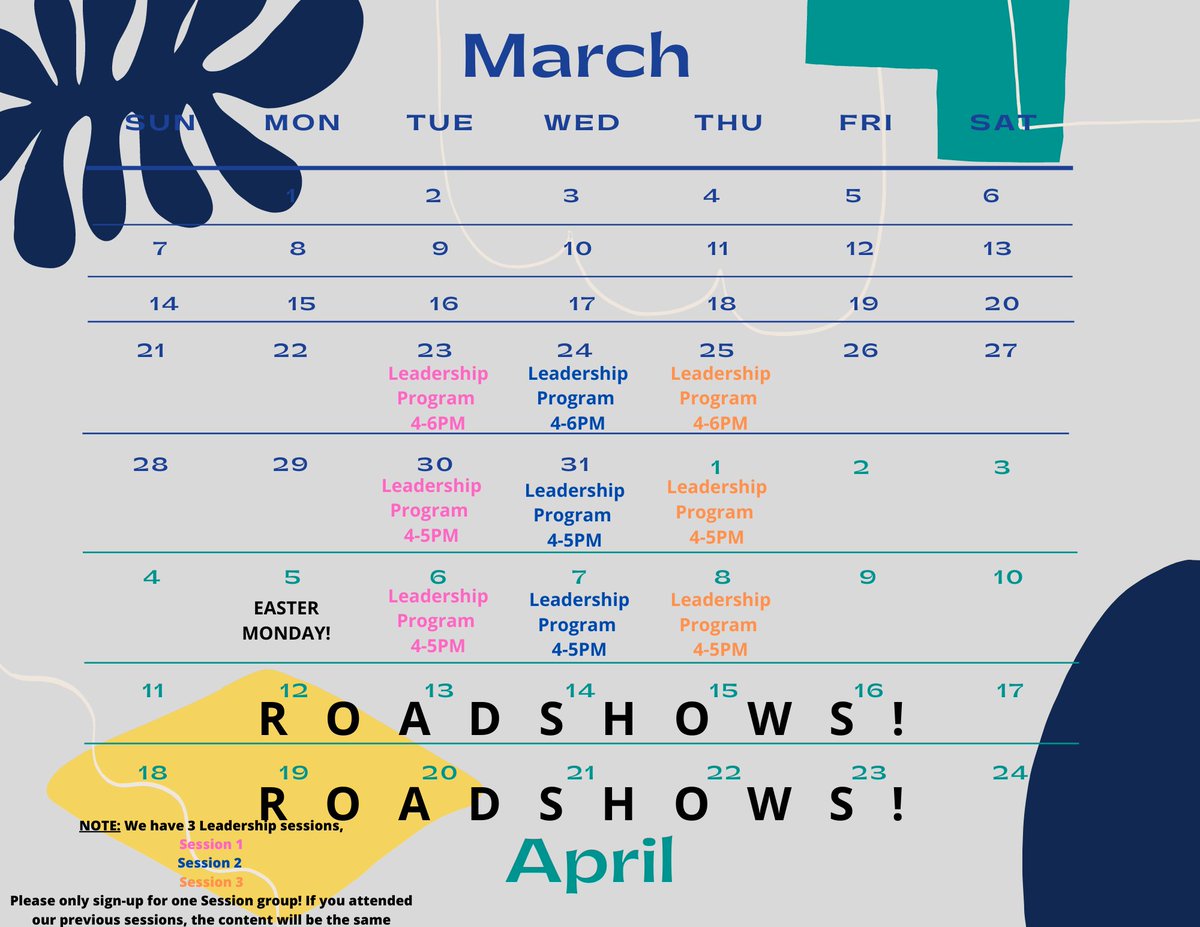 Attention #YOUTH aged 13-18, are you interested in building unique #leadership skills, getting a gift card, AND getting #volunteer hours? Register now for our FREE #Online Leadership Training Program! Link in bio! Check out the image for more info on the dates!