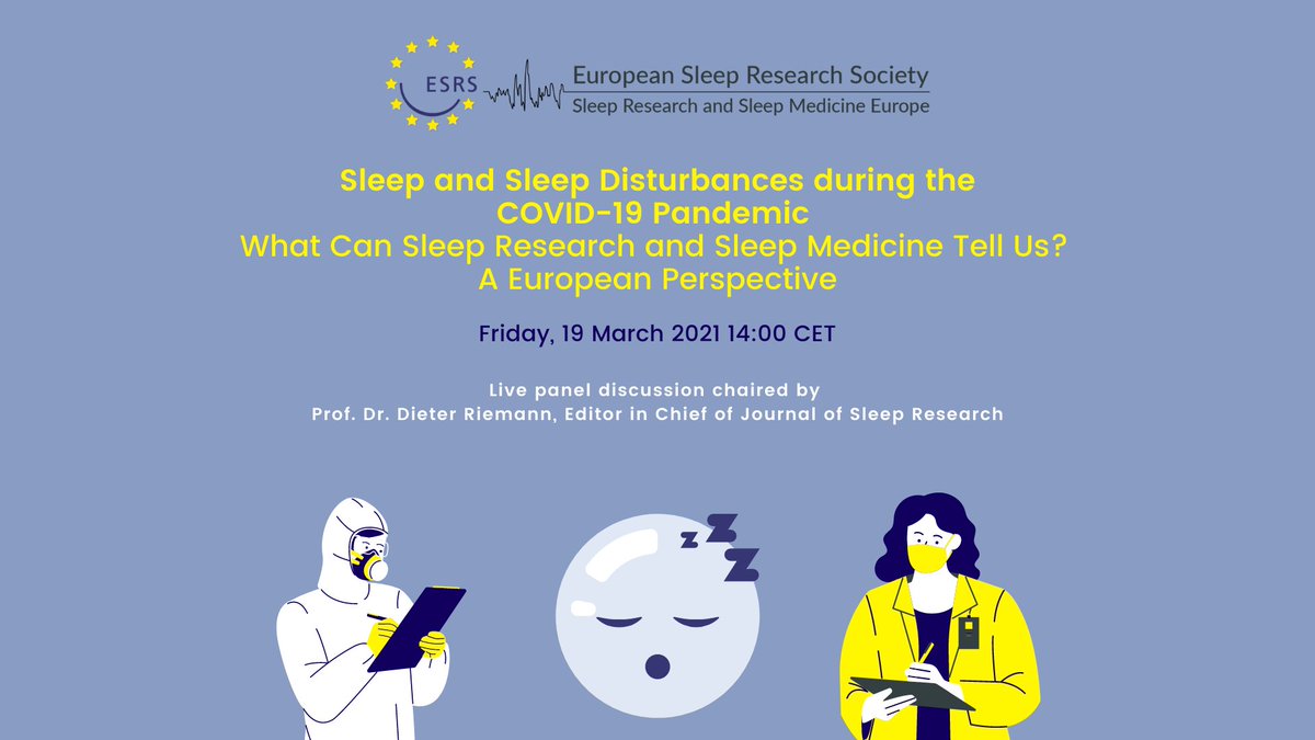ESRS (@esrs_sleep) on Twitter photo Sleep and #Sleep Disturbances During #COVID19 #Pandemic #European Perspective
Full programme and registration: zoom.us/webinar/regist…
@christine_blume @GoldschmiedPhd <a href="/coeruleus/">Pierre-Hervé Luppi</a> <a href="/isantosvalentim/">Isabela Valentim</a> <a href="/SleepResearch_/">Sleep Research</a> #AcademicTwitter @wileyneurosci @wileyneurology @Wiley_Health Sleep and #Sleep Disturbances During #COVID19 #Pandemic #European Perspective
Full programme and registration: zoom.us/webinar/regist…
@christine_blume @GoldschmiedPhd <a href="/coeruleus/">Pierre-Hervé Luppi</a> <a href="/isantosvalentim/">Isabela Valentim</a> <a href="/SleepResearch_/">Sleep Research</a> #AcademicTwitter @wileyneurosci @wileyneurology @Wiley_Health