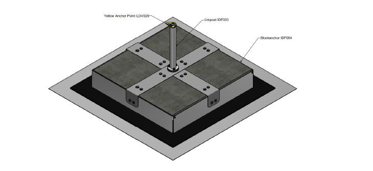 Fallprotec presenta su nuevo contrapeso BlockAnchor para Unipost con absorbedor de energía.

Sistema diseñado para cubiertas planas, sin necesidad de realizar perforaciones:
fallprotec.es/noticias/nuevo…