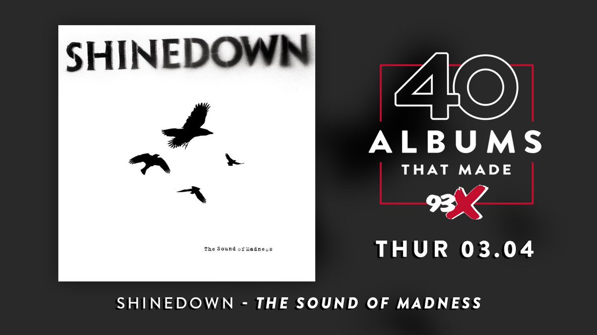 93XRadio's tweet image. The Sound of Madness is Shinedown’s only album as a five-piece. Singer Brent Smith wrote over 60 songs in hopes of creating a big hard rock record with crossover potential. The result is @Shinedown’s only multi-platinum album, with over 2 million copies sold.