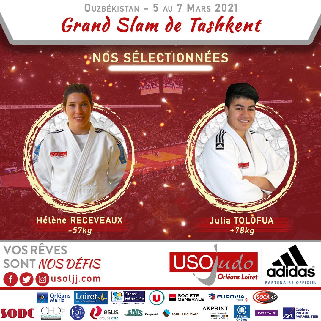 [GRAND SLAM DE TASHKENT 🇺🇿] Demain, entrée en lice d'Hélène Receveaux (-57 kg) sur les tatamis ouzbeks ! 💪
Et dimanche, ce sera au tour de Julia Tolofua (+78kg) de défendre les couleurs de la France 🇲🇫🔥 !
Pour suivre leur parcours ➡️ live.ijf.org
Bonne chance !✌️🤞