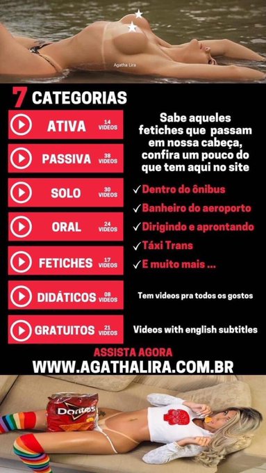 Watch 𝐀𝐠𝐚𝐭𝐡𝐚 Lira 🎀's leaked NSFW photo on TwXstars