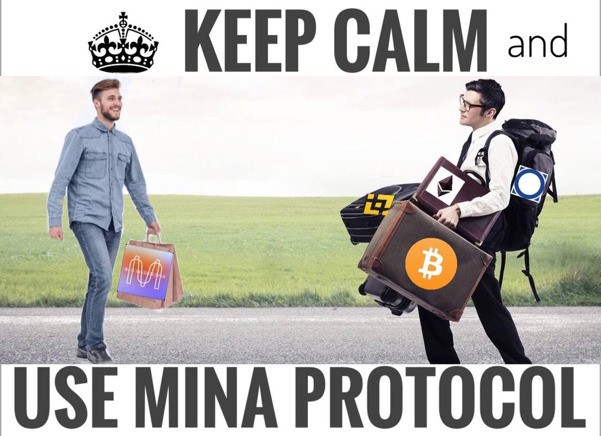 fuxrunternexmen's tweet image. KEEP CALM !!! Mina Protocol to the Moon !!!🤏